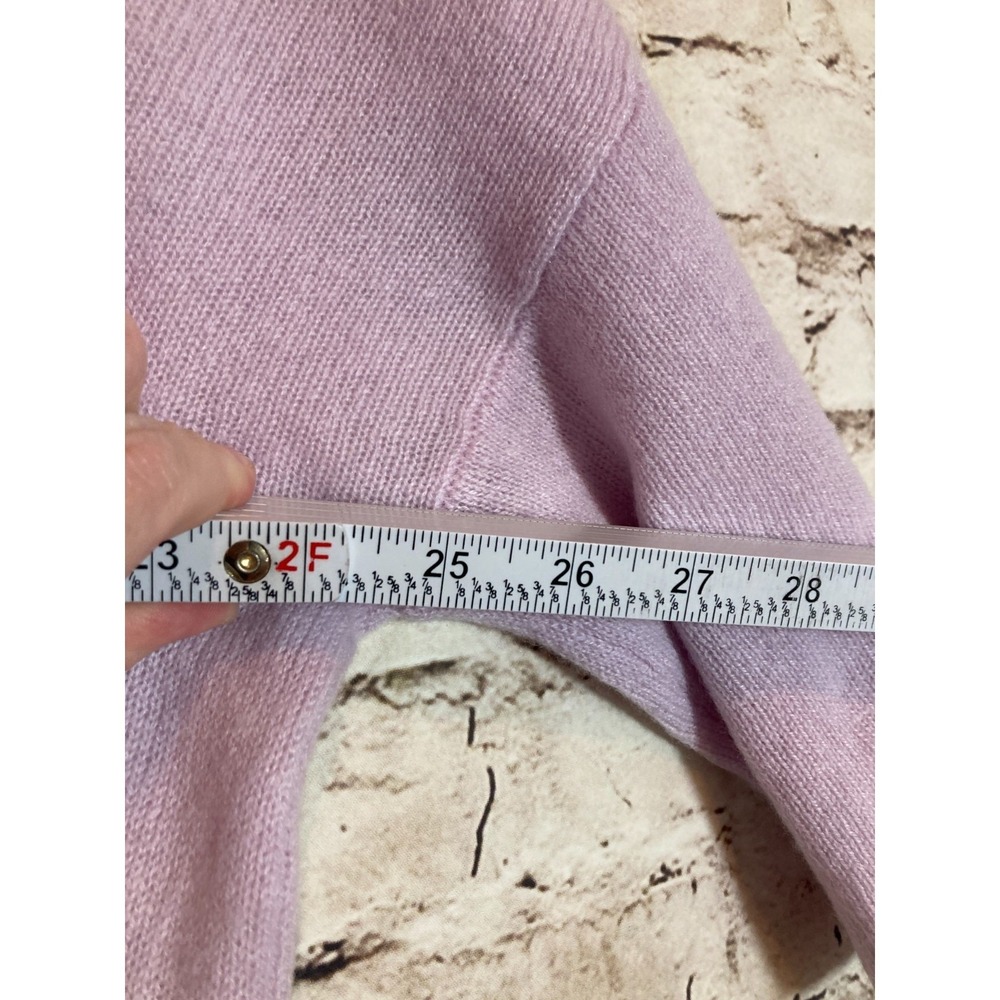 Demylee NY Cashmere Sweater Women XS Oversized Lilac Purple Soft Girl Boxy Tunic - Picture 9 of 14